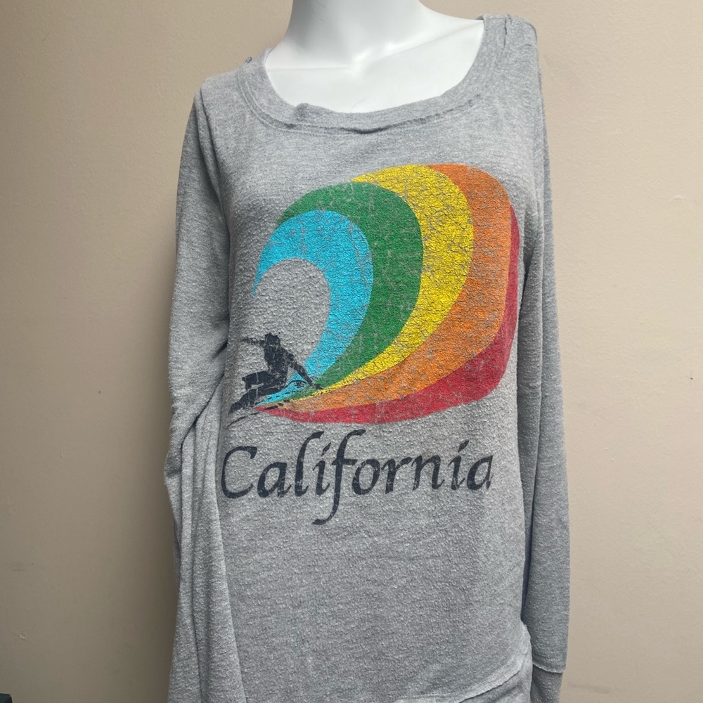 CHA SOR grey California sweatshirt